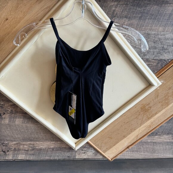 Black Camisole Leotard - Picture 2 of 2